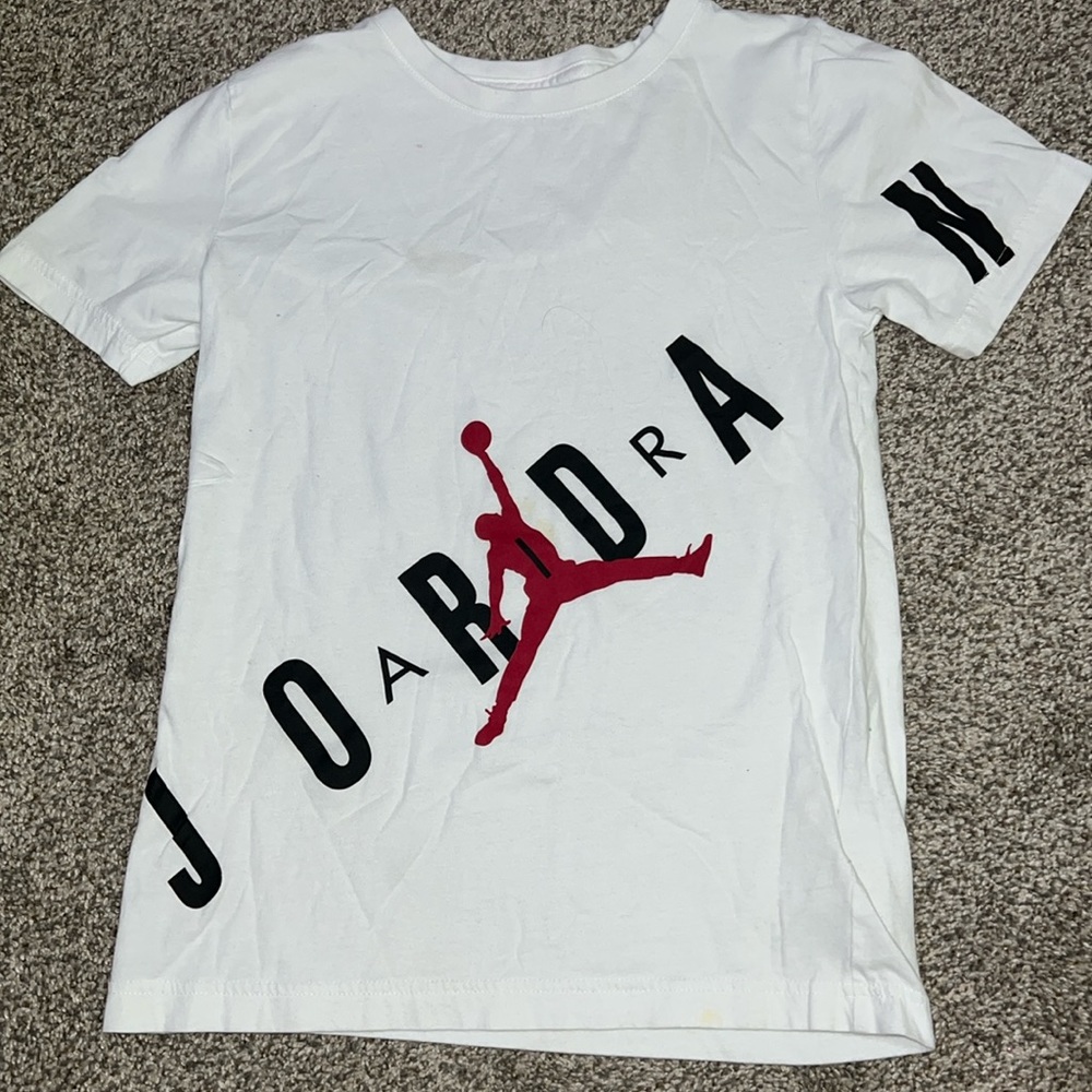 Jordan’s woman’s t shirt good quality just a couple little stains